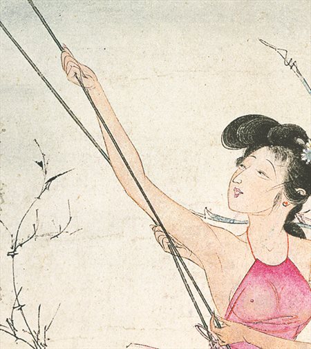 内黄-胡也佛的仕女画和最知名的金瓶梅秘戏图